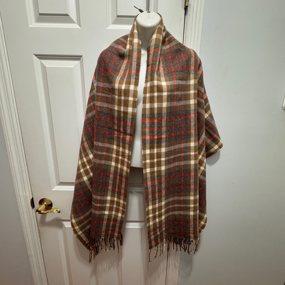 J. Crew Plaid Scarf wrap